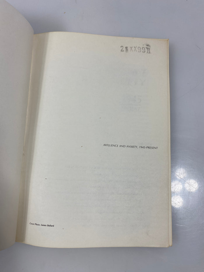 Affluence and Anxiety by Carl Degler 1968 SC