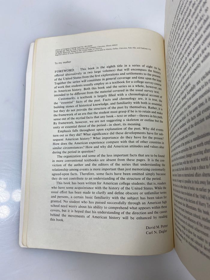 Affluence and Anxiety by Carl Degler 1968 SC