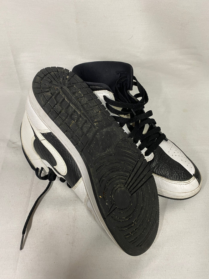 Nike Air Jordan 1 Mid "Homage" Sneakers in Black and White Split Panda Women's Size 10