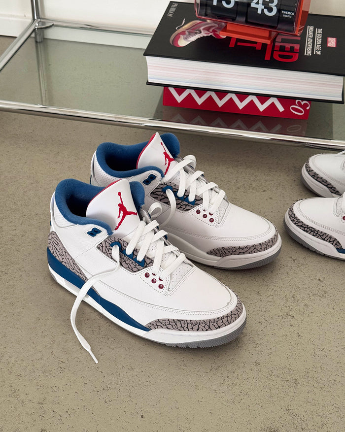 Nike	Air Jordan 3 Retro OG *True Blue* onfeet