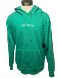 Air Jordan Embroidered Terry Cotton Hoodie in Emerald Men's Size L