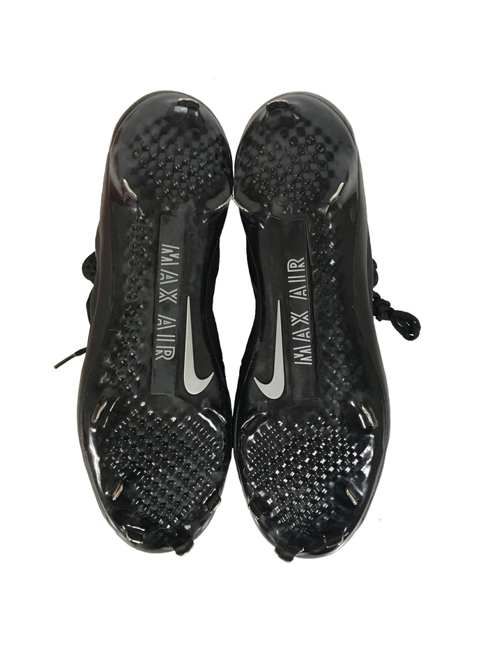 Nike Air Huarache 2KFilth Elite Low Black Baseball Cleats Men's Size 16