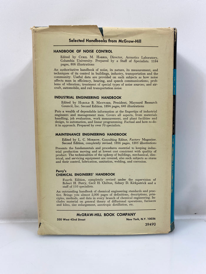 Air Pollution Handbook Magill/Holden/Ackley 1956 HC