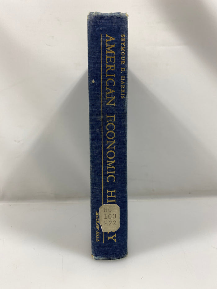 American Economic History by Seymour Harris Ex-library 1961 HC