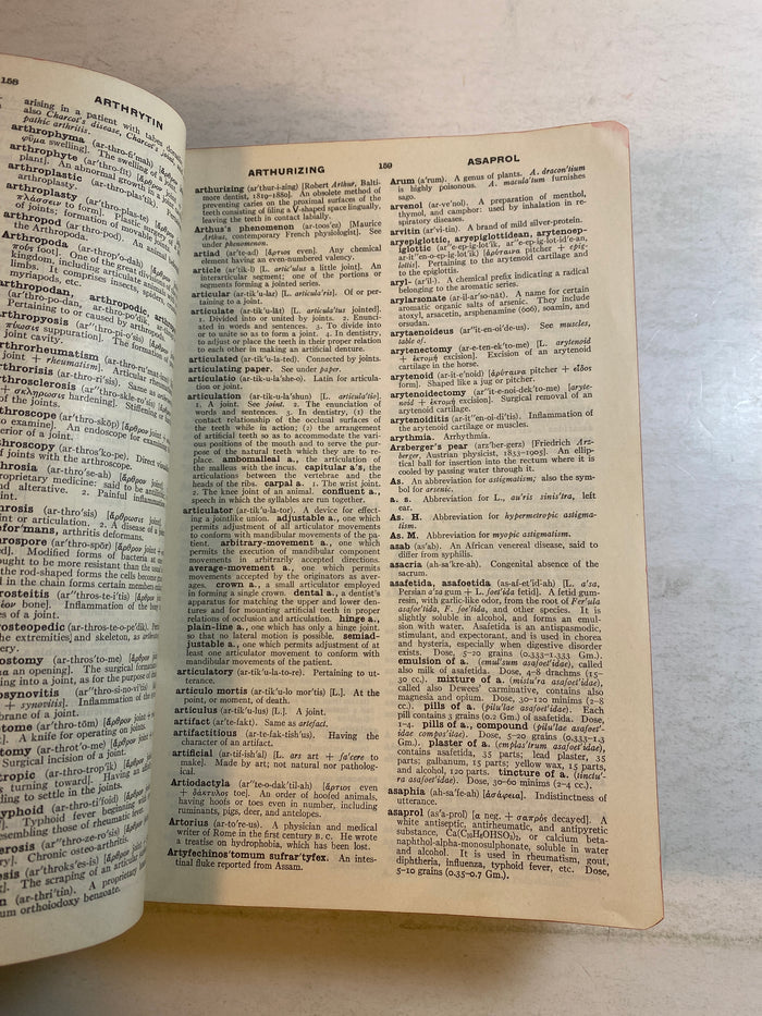 American Illustrated Medical Dictionary 18th Edition SC 1938