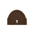 AMI Paris	Ami De Coeur Alpaca Beanie (Marron Chocolat / Ecru)