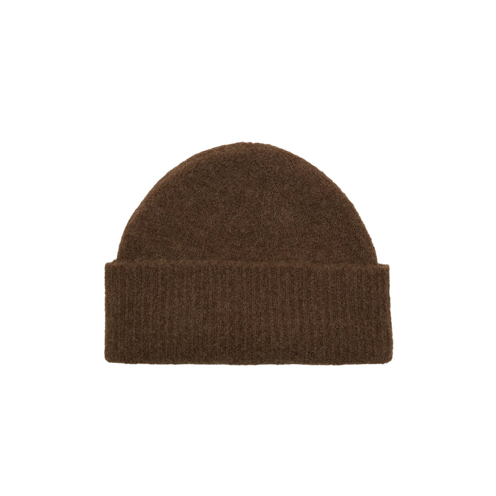 AMI Paris	Ami De Coeur Alpaca Beanie (Marron Chocolat / Ecru)