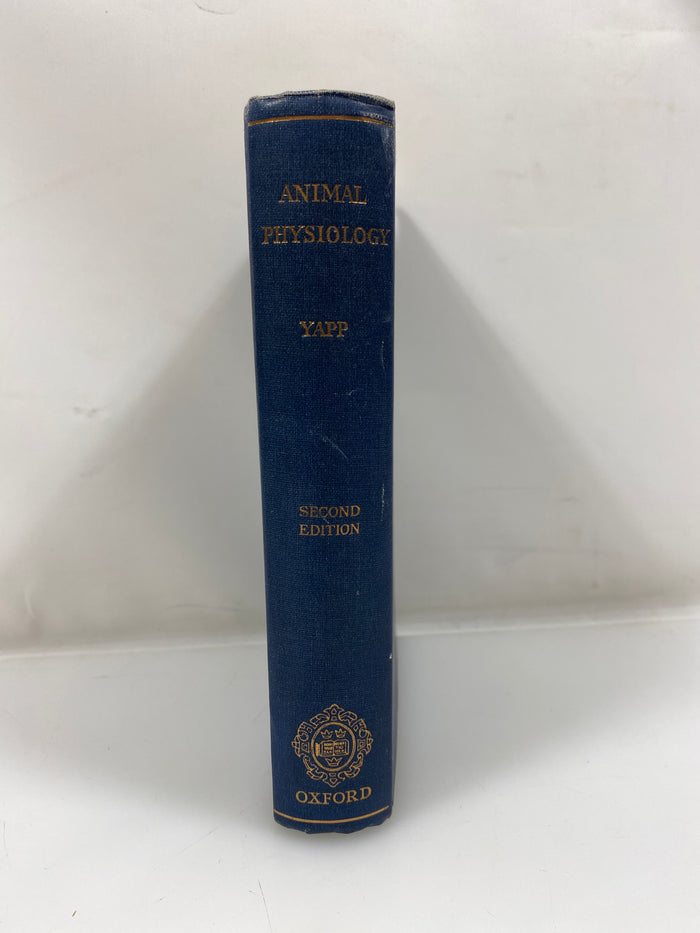 An Introduction to Animal Physiology by Yapp 1960 HC
