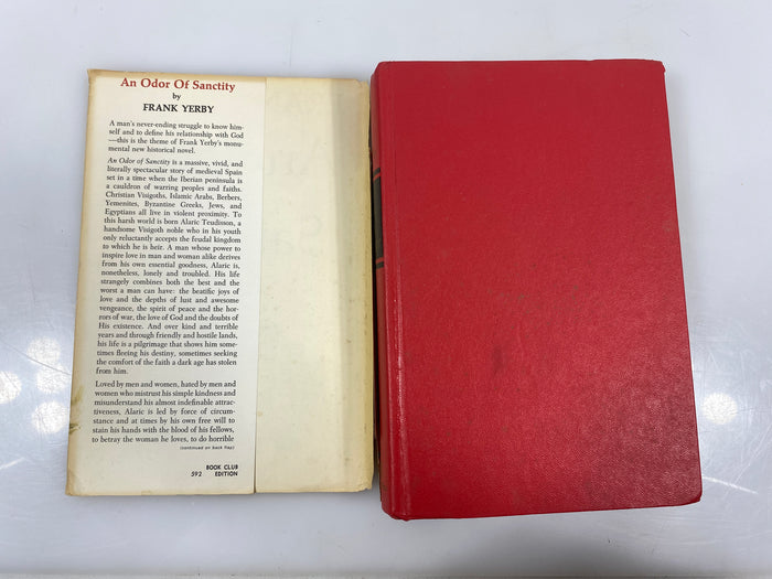 An Odor of Sanctity by Frank Yerby 1965 HCDJ