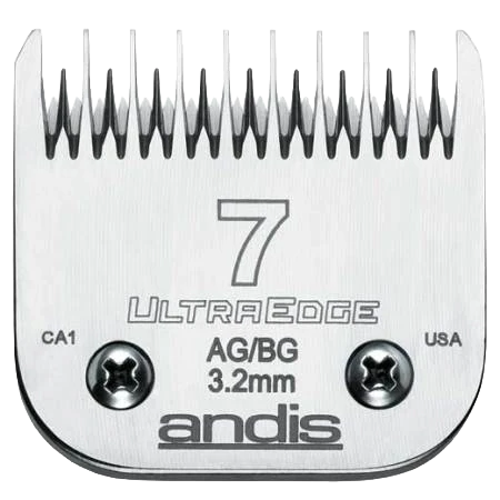 Andis® UltraEdge® Blades,"Metal clipper blade with fine teeth and two screws"