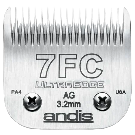 Andis® UltraEdge® Blades,"Metal clipper blade with fine teeth and two screws"