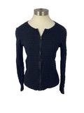 Ann Taylor Black Zip Cardigan Women's Size S