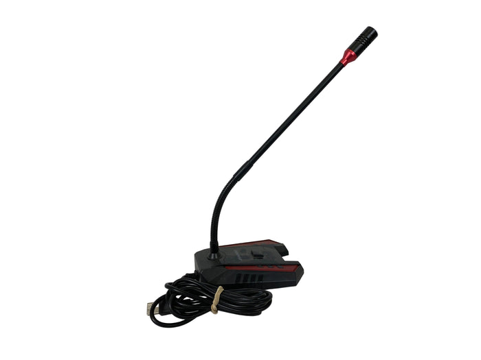 Aokeo USB Desktop Microphone Red & Black