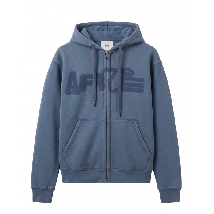 Arte Antwerp Stencil Sunfade Zip Hoodie