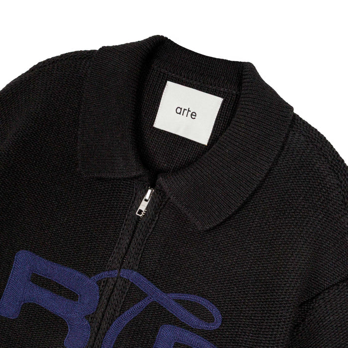 Arte Antwerp Stencil Zip Cardigan
