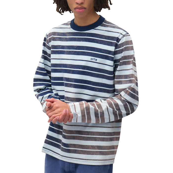 Arte Antwerp Sunfade Striped Longsleeve