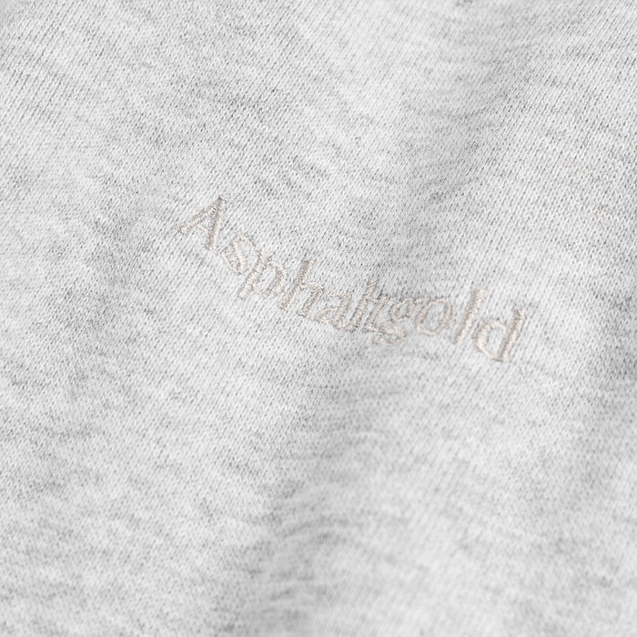 Asphaltgold Essential Zip Hoodie (Heather Grey)