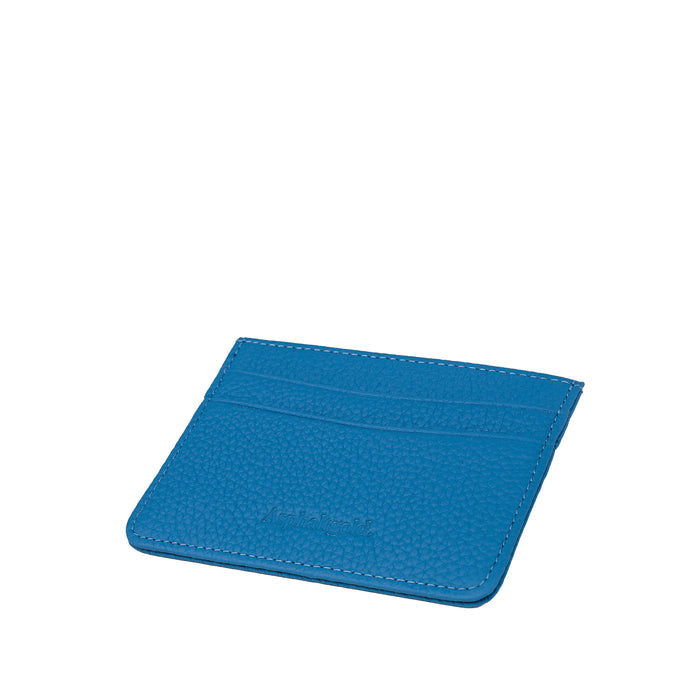 Asphaltgold Leather Card Holder (Royal Blue)