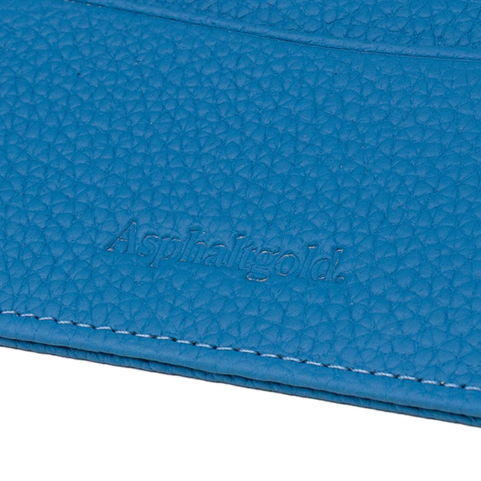 Asphaltgold Leather Card Holder (Royal Blue)