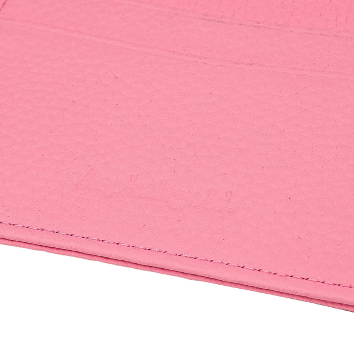 Asphaltgold Leather Card Holder (Pink)