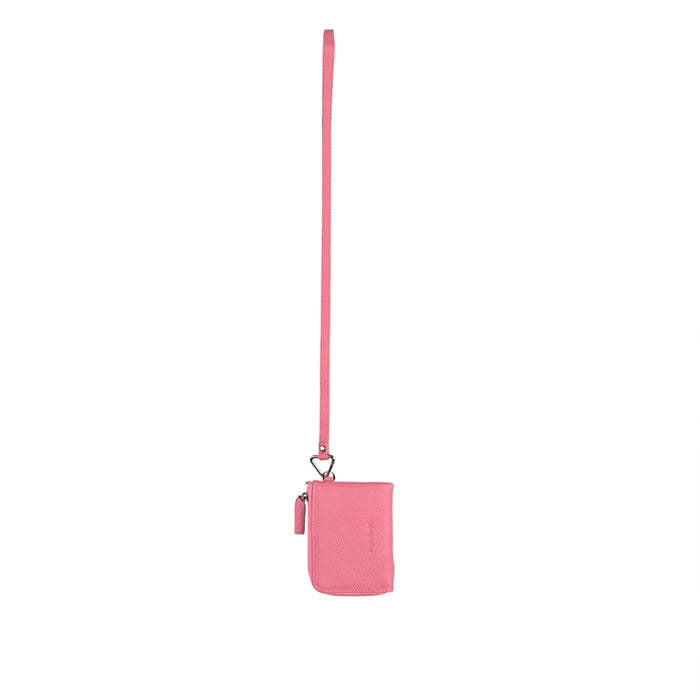 Asphaltgold Leather Coin Purse (Pink)
