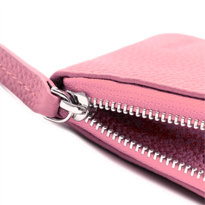 Asphaltgold Leather Coin Purse (Pink)