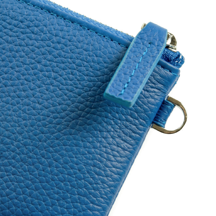 Asphaltgold Leather Coin Purse (Royal Blue)