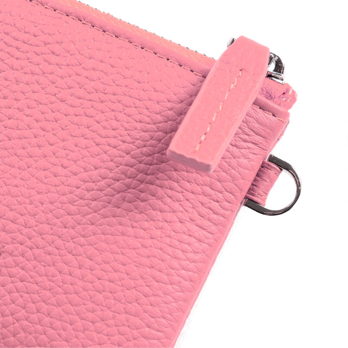 Asphaltgold Leather Coin Purse (Pink)