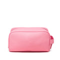 Asphaltgold Leather Toiletry Bag (Pink)