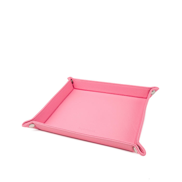 Asphalgold Leather Tray (Pink)