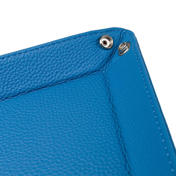Asphaltgold Leather Tray (Royal Blue)