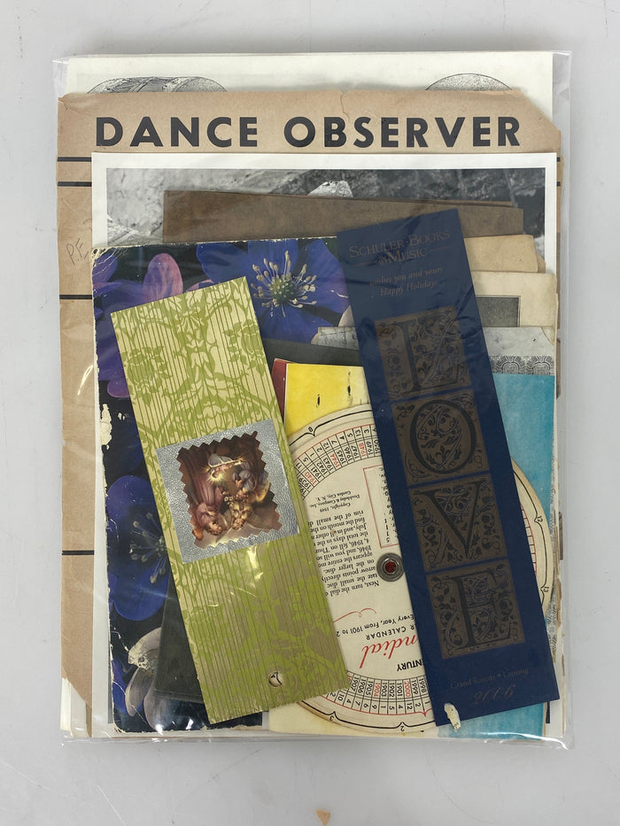 Assorted Paper Ephemera Pack - 25 pcs