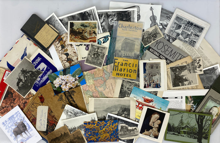 Assorted Paper Ephemera Pack - 50 pcs
