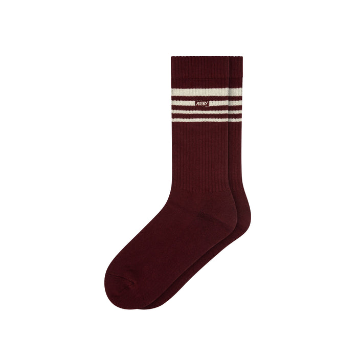 Autry Jacquard Striped Socks