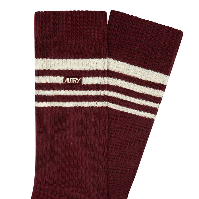Autry Jacquard Striped Socks