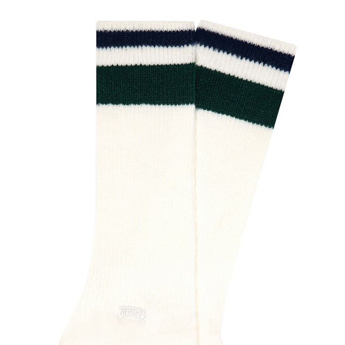 Autry Logo and Stripes Socks