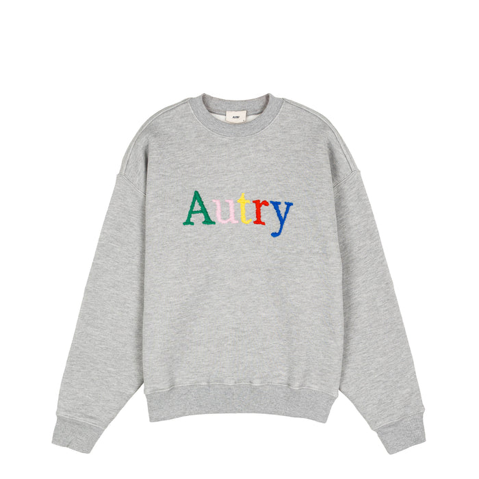 Autry Multicolor Embroidered Logo Sweatshirt