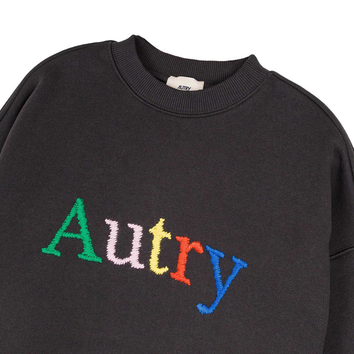 Autry  Multicolor Embroidered Logo Sweatshirt