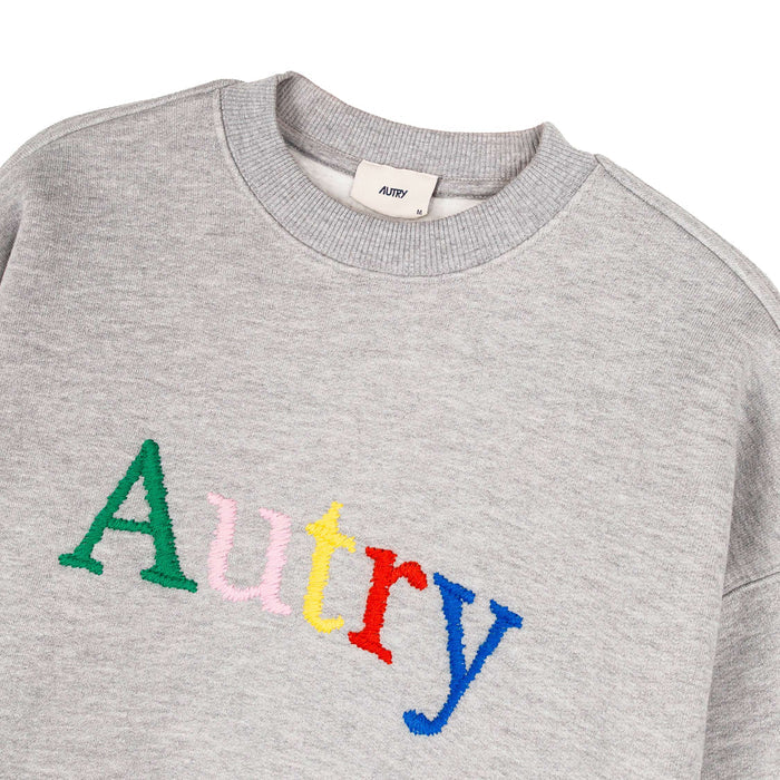 Autry Multicolor Embroidered Logo Sweatshirt
