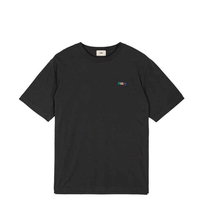 Autry Multicolor Embroidered Logo Tee