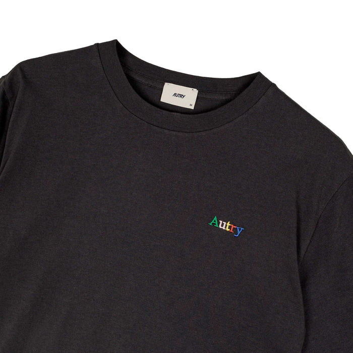 Autry Multicolor Embroidered Logo Tee