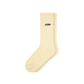 Autry Ribbed Embroidered Logo Socks