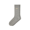 Autry Ribbed Embroidered Logo Socks