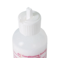 AV Conditioning Solution,"White bottle with ribbed twist cap and nozzle close-up"
