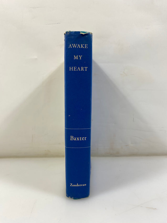 Awake, My Heart by Baxter Zondervan Publishing 3rd US Ed. 1962 HCDJ