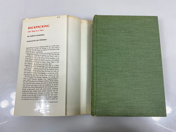 Backpacking One Step at a Time by Manning 1972 HCDJ