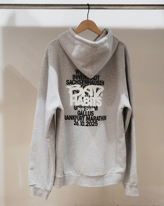 Bad Habits Frankfurt Marathon Hoodie onfeet