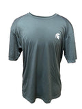 Badger Sports Gray Michigan State Title IX Quote Short Sleeve T-Shirt Men's Size L