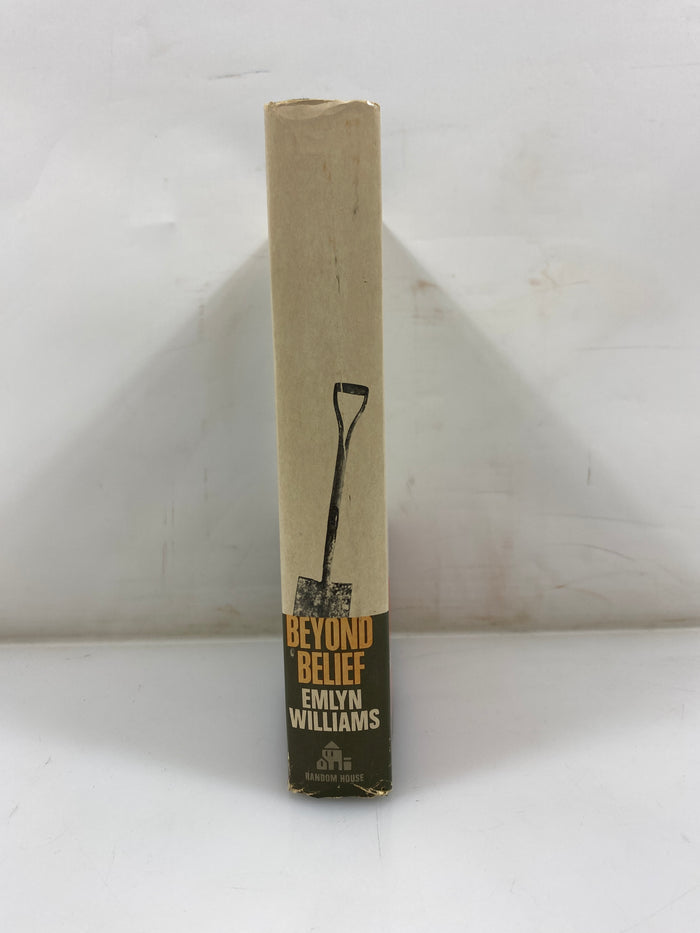 Beyond Belief by Emlyn Williams Random House 1968 HCDJ