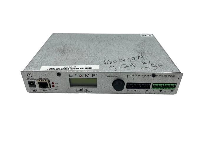 Biamp Audia EXPI/O-2 *Untested*